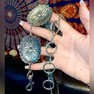 ❤️ Vintage Silver Concho Belt